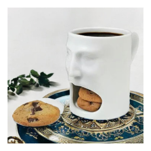 Face shape ceramic - shape, with
