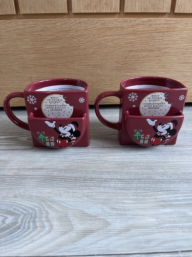 Disney store christmas mugs - disney,