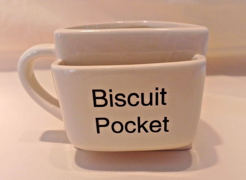 Biscuit pocket novelty mug - pocket,