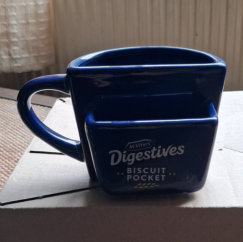 Mcvitie ceramic mug blue - mcvitie's,